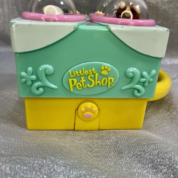 LITTLEST PET SHOP Vintage 2006 Teeniest Tiniest Playset two bunnies & larger cat - Picture 5 of 14